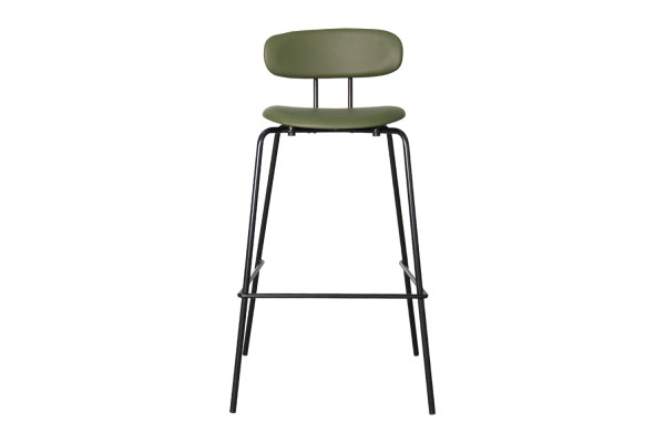 BANQUETA ESTOFADA VERDE AÇO 24159