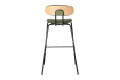 BANQUETA ESTOFADA VERDE AÇO 24159